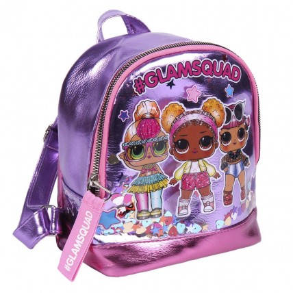 Girls LOL Surprise Dolls Small Backpack Kids School Nursery Rucksack Lunch Bag