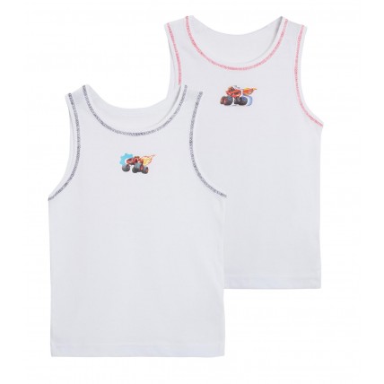Boys Blaze And The Monster Machines Vest Pack of 2