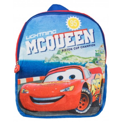 Disney Cars Boys Plush Backpack  Piston Cup