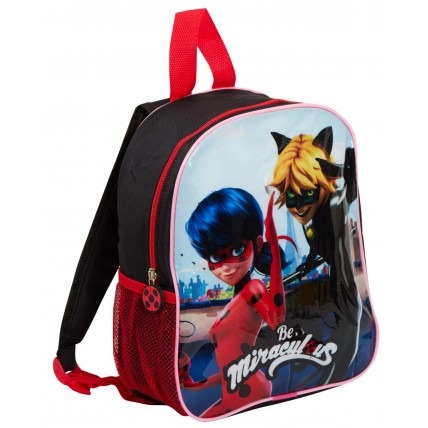 Girls Miraculous Ladybug Backpack Kids School Nursery Rucksack Lunch Travel Bag