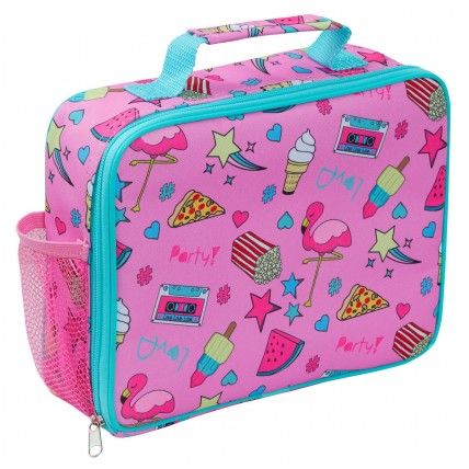 Girls Novelty Pink Lunch Bag