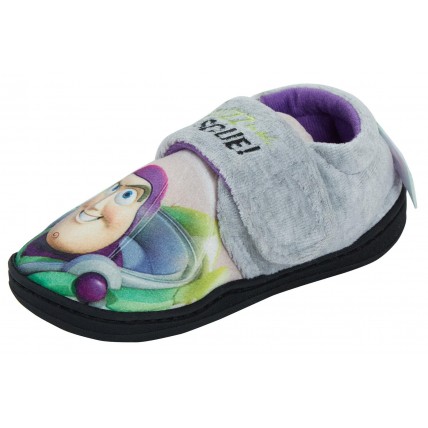 Disney Toy Story Buzz Lightyear Slippers Boys comfort Easy Fasten House Shoes