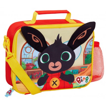 Kids Bing Bunny 3D Plush Lunch Bag Boys Girls Nursery School Lunch Drinks Box