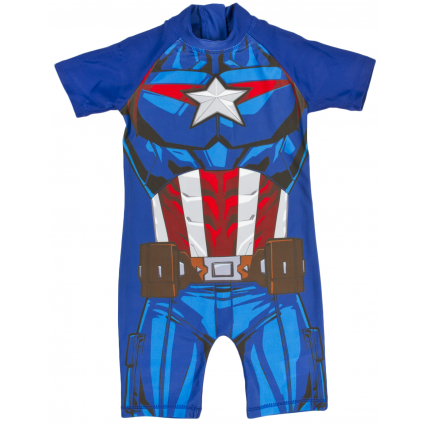 Captain America Sun Suit  Novelty