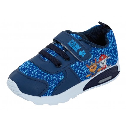 Paw Patrol Boys Light Up Sports Trainers Kids Chase Marshall Casual Skate Shoes
