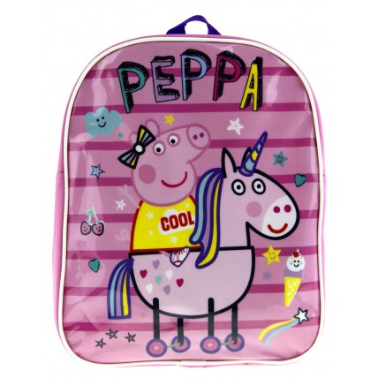 Peppa Pig Girls Unicorn Backpack