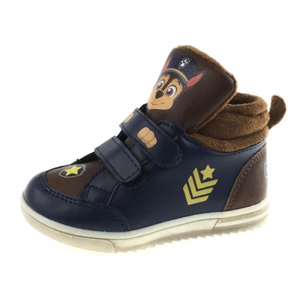 Paw Patrol Hi Top Faux Fur Lined Winter Trainers