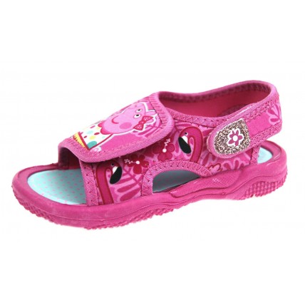 Girls Peppa Pig Waterproof Summer Sandals