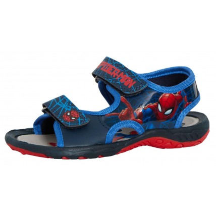 Boys Spiderman Sports Sandals Kids Marvel Summer Open Toe Flat Shoes Hero Size