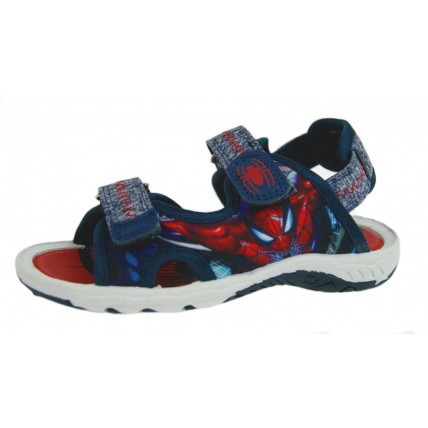Spiderman Sports Sandals - Red / Navy