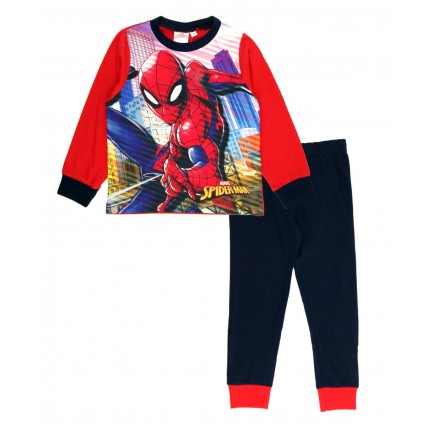Spiderman Long Pyjamas - City Scene