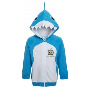 Coco Melon Baby Shark Hooded Jacket Boys Dress Up Zip Hoodie Infants Jumper Size