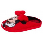 Girls Disney Minnie Mouse Mule Slippers Toddlers Open Back Slip On House Shoes