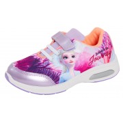 Girls Disney Frozen 2 Light Up Trainers Kids Elsa Anna Sports Shoes Pumps Size