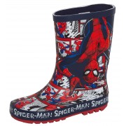 Boys Spiderman Rubber Wellington Boots Kids Marvel Rain Shoes Wellies Wellys