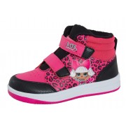 Girls LOL Surprise Dolls Hi Top Trainers Kids Easy Touch Fasten Sports Shoes