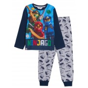 Boys Lego Ninjago Pyjamas Kids Full Length Pjs Set T-Shirt + Loungepants Set