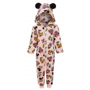 Disney Minnie Mouse & Friends All In One Pyjamas For Girls Fleece Pjs Nightwear
