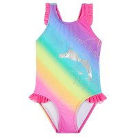 Girls Dolphin Swimming Costume