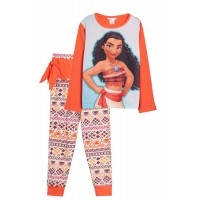 Girls Moana Dress Up Pyjamas Kids Disney Full Length Novelty Pjs Nightwear Size