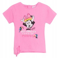 Baby Girls Minnie Mouse T-Shirt Toddlers Disney 100% Cotton Summer Top Tee Size