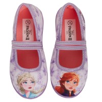 Girls Disney Frozen 2 Ballet Slippers Kids Slip On Elsa Anna House Shoes Size