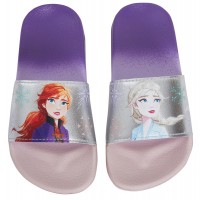 Girls Disney Frozen 2 Sliders Kids Elsa Anna Summer Sandals Beach Pool Shoe Size