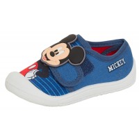 Boys Disney Mickey Mouse Canvas Pumps Toddler First Walkers Plimsolls Trainers