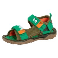 Boys Novelty Crocodile Sandals - Green