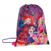 Disney Princess Drawstring Gym Bag Girls Trainer Swim Bag Kids Nursery Backpack