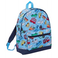 ScruffyTed Boys Vehicle Roxy Backpack Kids Car School Rucksack Nursery Lunch Bag