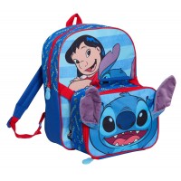 Lilo And Stitch Backpack With Lunch Bag Disney Matching School Nursery Bag Set