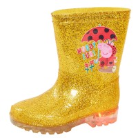 Peppa Pig Light Up Glitter Wellington Boots