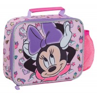 Disney Minnie Mouse Lunch Bag Bottle Holder Nursery Insulated Cooler Lunchbox