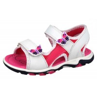 Girl's Butterfly Sandals - White