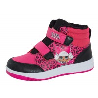 Girls LOL Surprise Dolls Hi Top Trainers Kids Easy Touch Fasten Sports Shoes