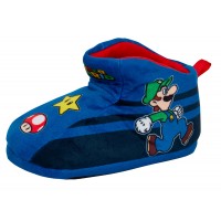 Kids Super Mario Slipper Boots Boys Girls Nintendo Gamer Slippers Booties Gift