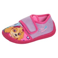 Girls Paw Patrol Slippers Kids Skye Easy Fasten Nursery House Shoes Mules Size