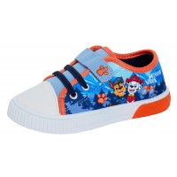 Boys Paw Patrol Light Up Canvas Trainers with Lights Chase Marshall Canvas Pumps