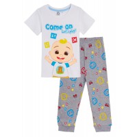 CoCoMelon Boys T-Shirt + Joggers Set JJ Tracksuit Set Top Daywear Holiday Outfit