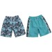 Boys 2 Pack Tropical Print Swim Shorts Kids Summer Holiday Swimming Trunks Size