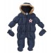 Baby Quilted Snowsuit Pramsuit