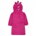 Girls Dressing Gown - Pink Monster
