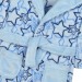 Baby Fleece Dressing Gown - Blue Stars