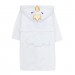 Girls Novelty 3D Swan Hooded Fleece Dressing Gown Kids Plush Bathrobe Gift Size