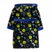 Boys Novelty Gaming Hooded Fleece Dressing Gown Kids Plush Bathrobe Gift Size