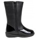 Girls Knee High Boots - Patent Bow