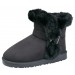Faux Suede Winter Boots