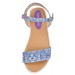 Girls Floral Sports Sandals - Purple