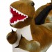 Novelty 3D Dinosaur Slippers Kids Plush Dino Slipper Boots Fleece Booties Size